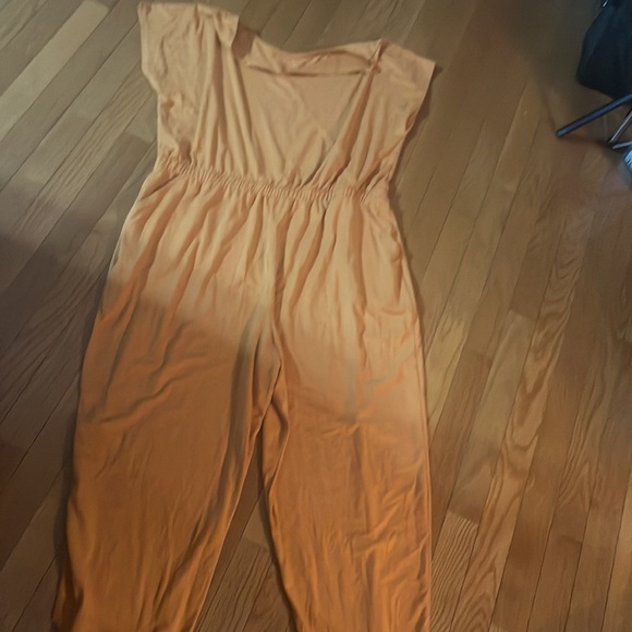 Cuddl Duds Golden Ochre Women's XL Jumpsuit LIKE NEW - Picture 2 of 4